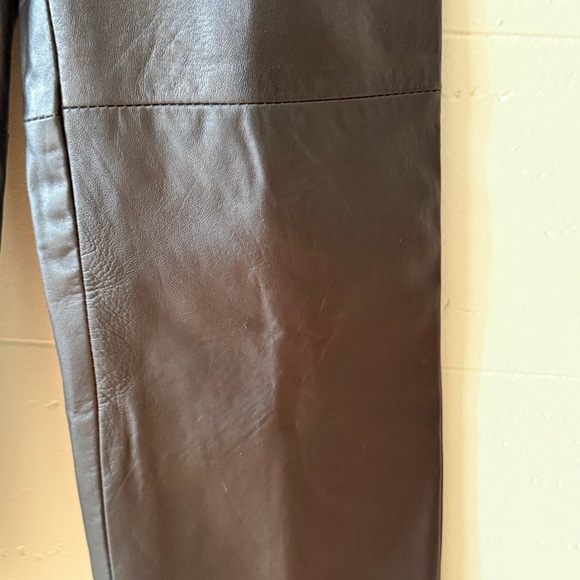 Vintage BOVINES Straight-Leg Leather Pants - Picture 6 of 11